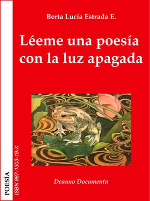cover image of Léeme una poesía con la luz apagada
